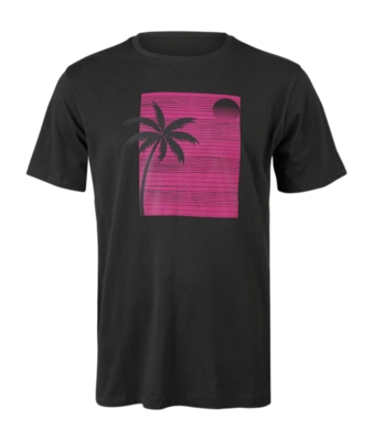 T-Shirt Brunotti Men Palm-Sunset Black