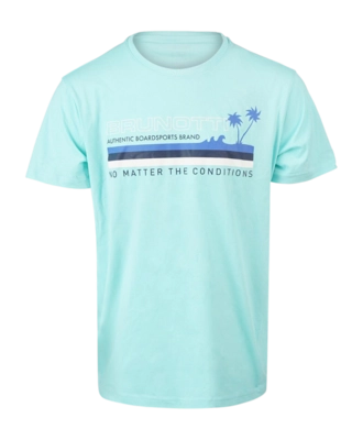 T-Shirt Brunotti Homme Leeway Aruba Blue