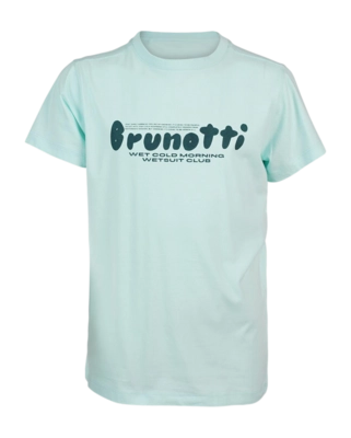 T-Shirt Brunotti Garçon Jahny-Logo Mint Green
