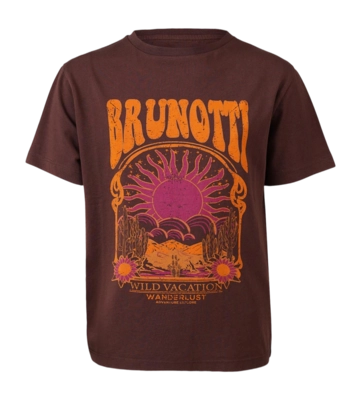 T-Shirt Brunotti Fille Vievy Chocolat