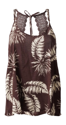 Tanktop Brunotti Tanya-Palm Damen Summer Palm Big Chocolate