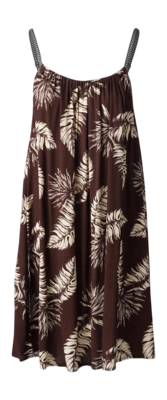 Robe de Plage Brunotti Women Isla-Palm Summer Palm Big Chocolate