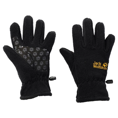 Handschuhe Jack Wolfskin Fleece Glove Black Kinder