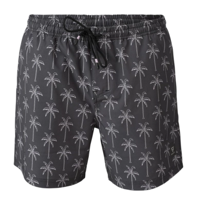 Zwembroek Brunotti Men Darmin Palmtree Black