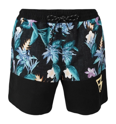 Maillot de Bain Brunotti Homme Martias Flower Black