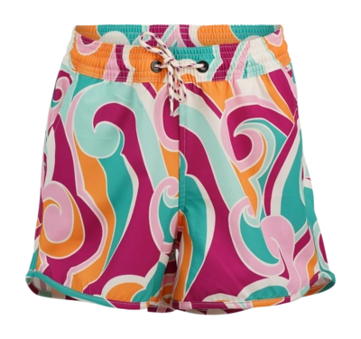 Maillot de Bain Brunotti Fille Tulya-Swirl Swirl Surf Multi Pink