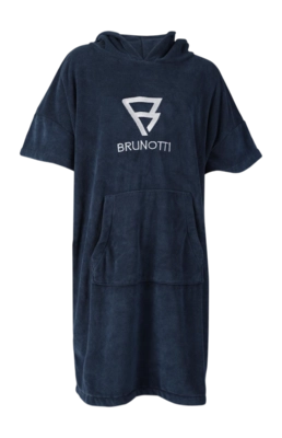 Poncho Brunotti Unisexe Poncho-Solidsex Jeans Blue