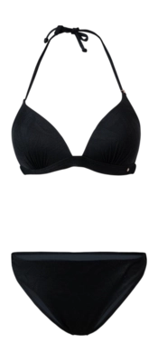 Bikini Brunotti Women Kohali-Leaves Leaves Jacquard Black