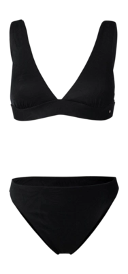 Bikini Brunotti Women Bodhi-Leaves Leaves Jacquard Black