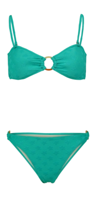 Bikini Brunotti Women Saltie-Daisy Daisy Jacquard Green