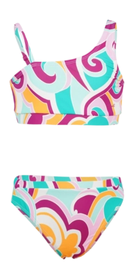 Maillot 2 Pièces Brunotti Fille Avivi-Swirl Swirl Multi Pink