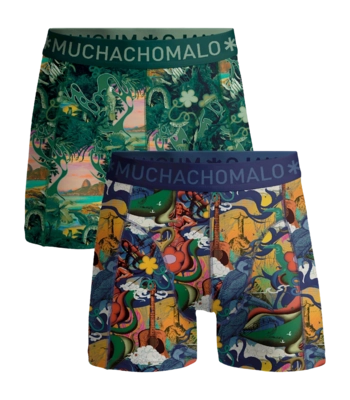 Boxer Muchachomalo Garçon Rio Print Print (Lot de 2)