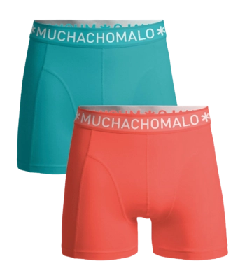 Boxer Muchachomalo Garçon Solid Pink Blue (Lot de 2)