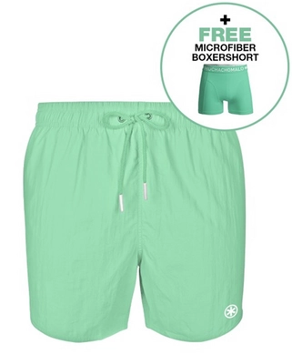 Maillot de Bain Muchachomalo Homme Solid Tealish Green