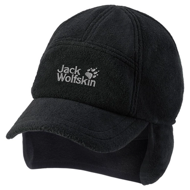 Kappe Jack Wolfskin Baseball Winter (M) Black Cap