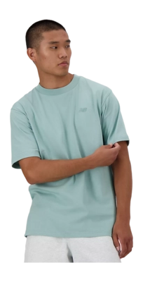 Sportshirt New Balance Men Athletics Cotton T-Shirt Salt Marsh