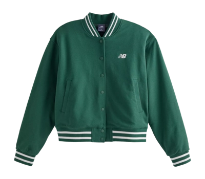 Veste New Balance Femme Sportswear's Greatest Hits Varsity Jacket Nightwatch Green