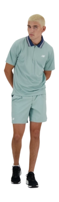 Polo New Balance Men Tournament Polo Salt Marsh