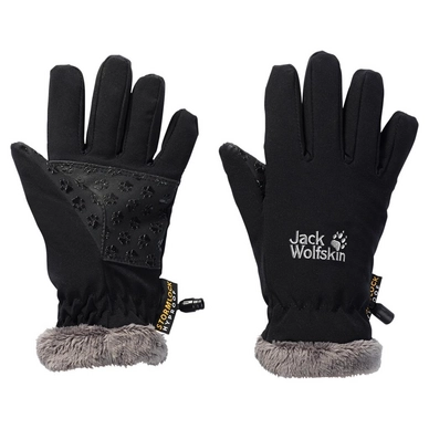 Handschuhe Jack Wolfskin Softshell Highloft Glove Black Kinder