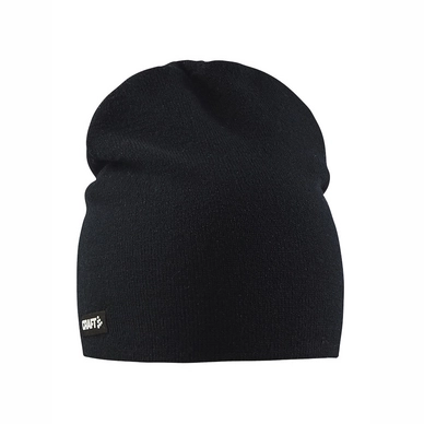 Muts Craft Solid Knit Hat Black L/XL