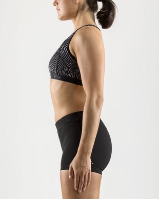 Sport BH Craft Women Greatness Mid Impact Bra Black White