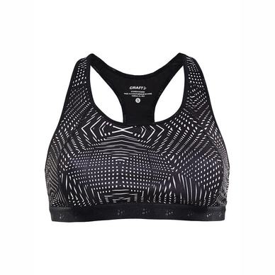 Sport BH Craft Women Greatness Mid Impact Bra Black White