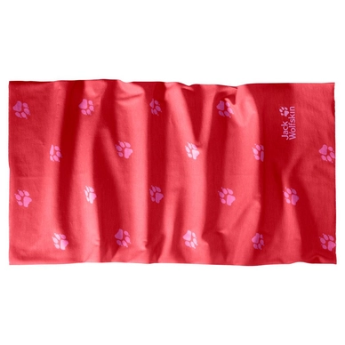 Schal Jack Wolfskin Paw Headgear Hibiscus Red Kinder