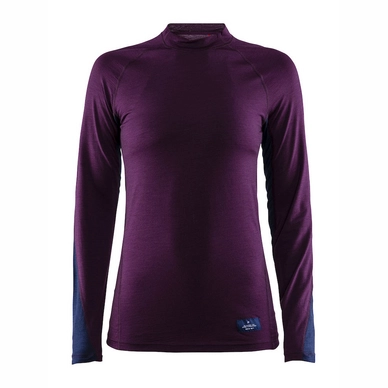 Longsleeve Craft Women Merino Lightweight CN Tune Maritime