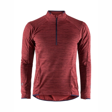 Shirt Craft Men Grid Halfzip Rio Melange