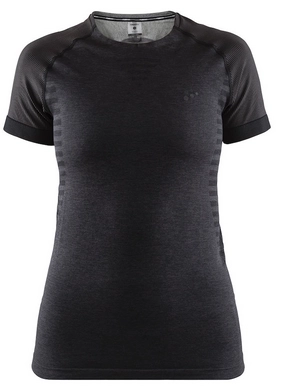 Sportshirt Craft Women Urban Run Fuseknit SS Tee Black Platinum