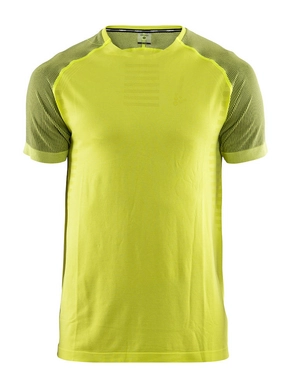 Sportshirt Craft Men Urban Run Fuseknit SS Tee Lime Black