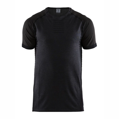 Sportshirt Craft Men Urban Run Fuseknit SS Tee Black Platinum