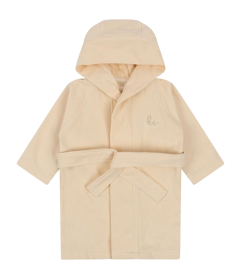 Bademantel Konges Sløjd Terry Bathrobe Embroidery Gots Kinder Swan