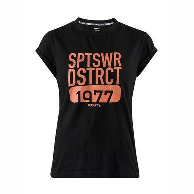 Sportshirt Craft Women District Clean Tee Black