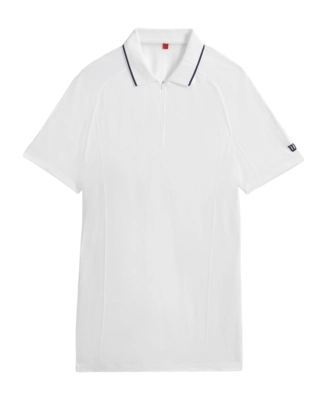 Polo Shirt Shirt Wilson Men Team Seamless Polo Shirt 2.0 Bright White
