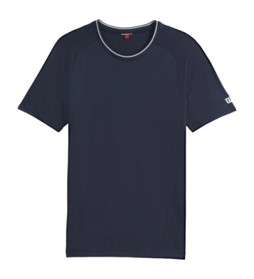 Tennisshirt Wilson Men Team Seamless Crew Classic Navy