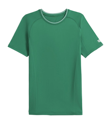 Tennisshirt Wilson Men Team Seamless Crew Courtside Green