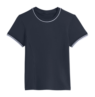 T-shirt de Tennis Wilson Women Team Seamless Tee Classic Navy