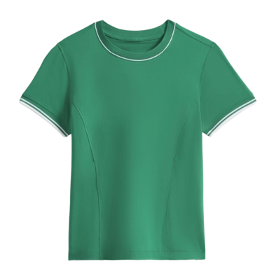 Tennis Shirt Wilson Women Team Seamless Tee Courtside Green