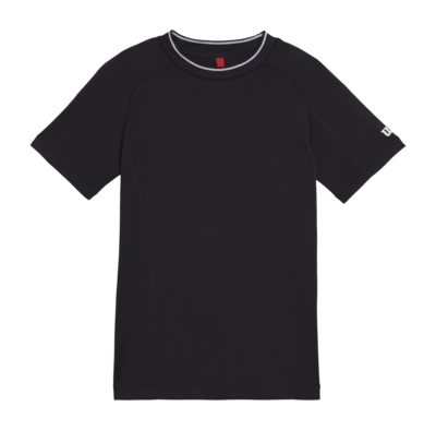 Tennis Shirt Wilson Boys Team Seamless Crew Black