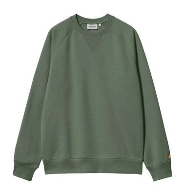 Sweater Carhartt WIP Chase Sweat Unisex Duck Green / Gold