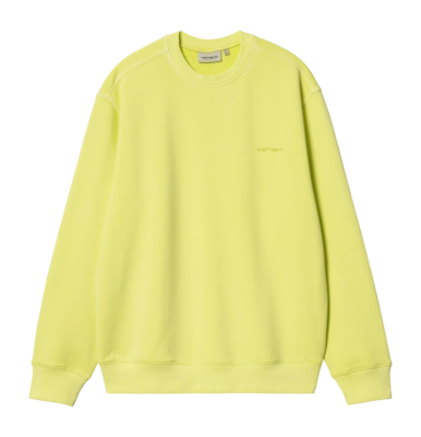 Sweatshirt Carhartt WIP Duster Script Unisex Arctic Lime