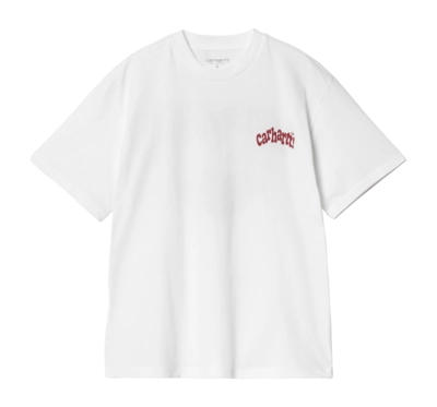 T-Shirt Carhartt WIP S/S Amour Damen White / Tuscany