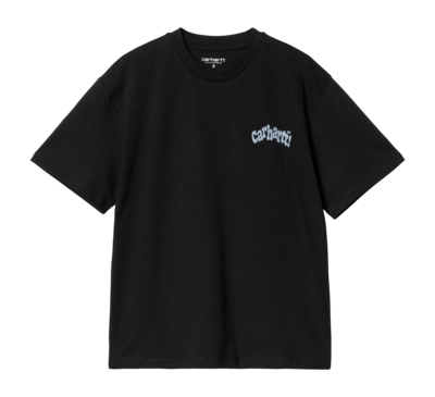 T-Shirt Carhartt WIP Femme M/C Amour Black / Misty Sky