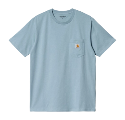T-Shirt Carhartt WIP S/S Pocket Unisex Misty Sky