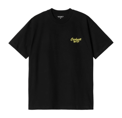T-Shirt Carhartt WIP Unisexe M/C Friendship Black / Yellow