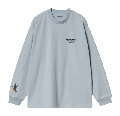 Shirt Carhartt WIP Unisex L/S Ducks Unisex Misty Sky