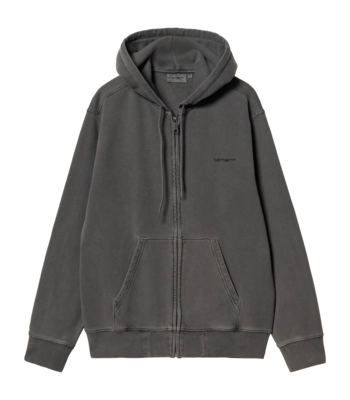 Veste Carhartt WIP Unisexe Hooded Duster Script Black