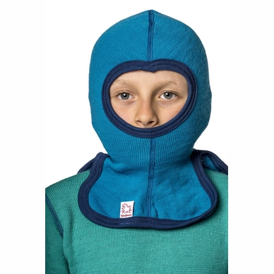 Muts Woolpower Kids Balaclava 200 Light Blue