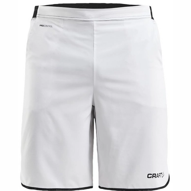 Tennishosen Craft Pro Control Impact Shorts M White Black Herren